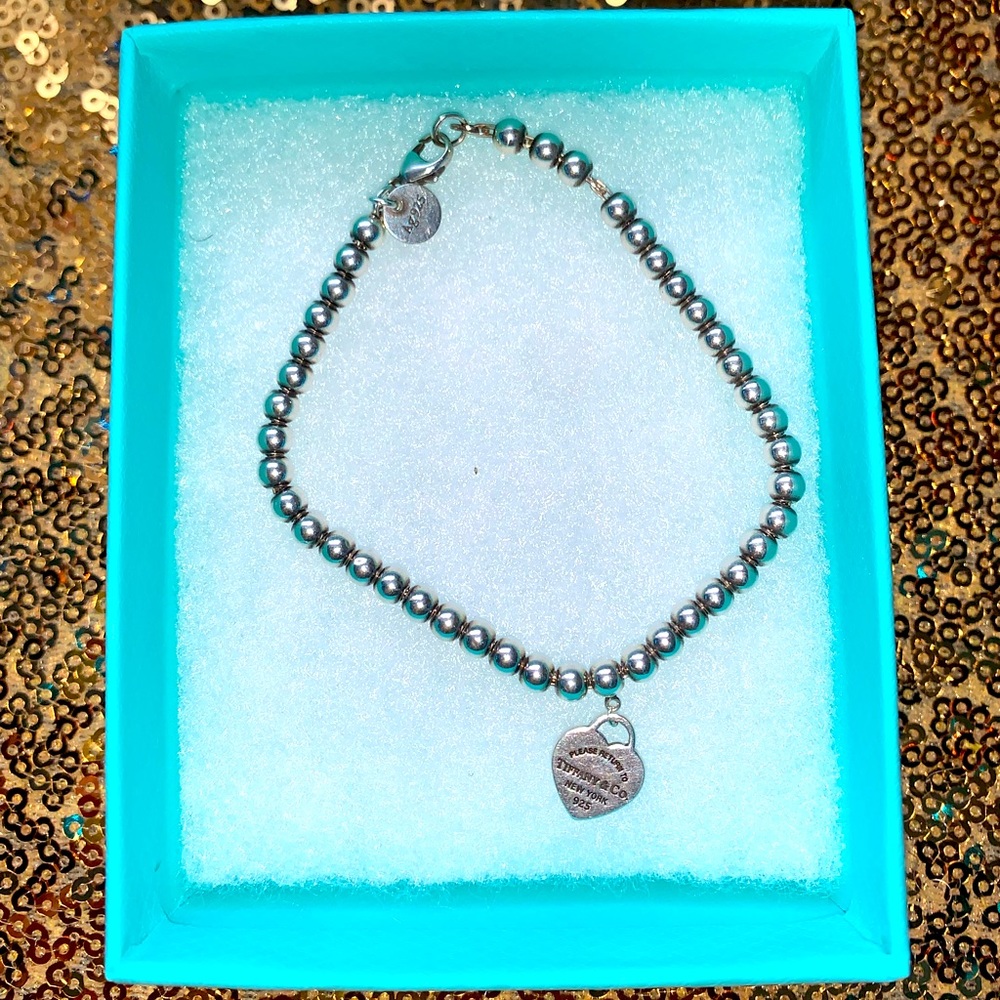 Sterling Silver Tiffany & Co. Beaded Bracelet